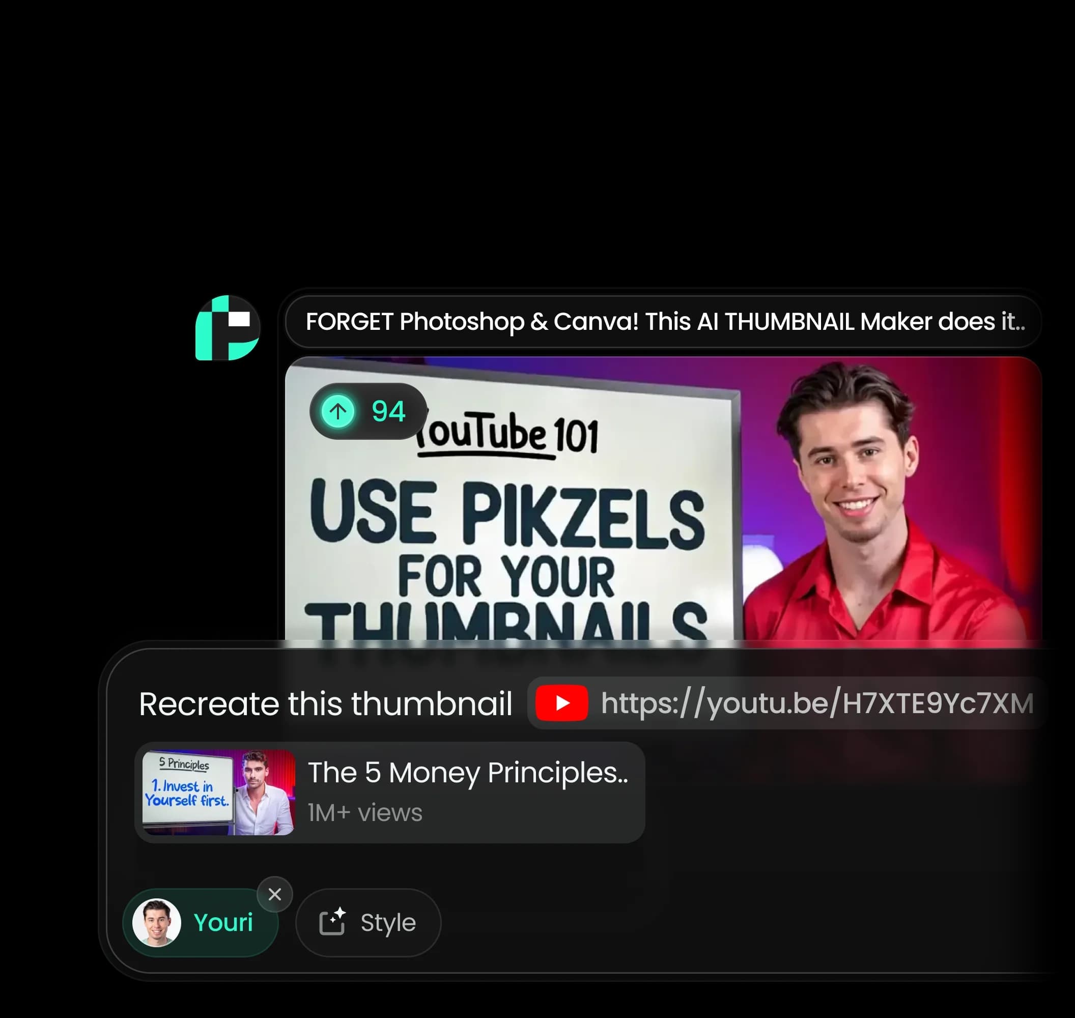 Recreate Any Thumbnail.