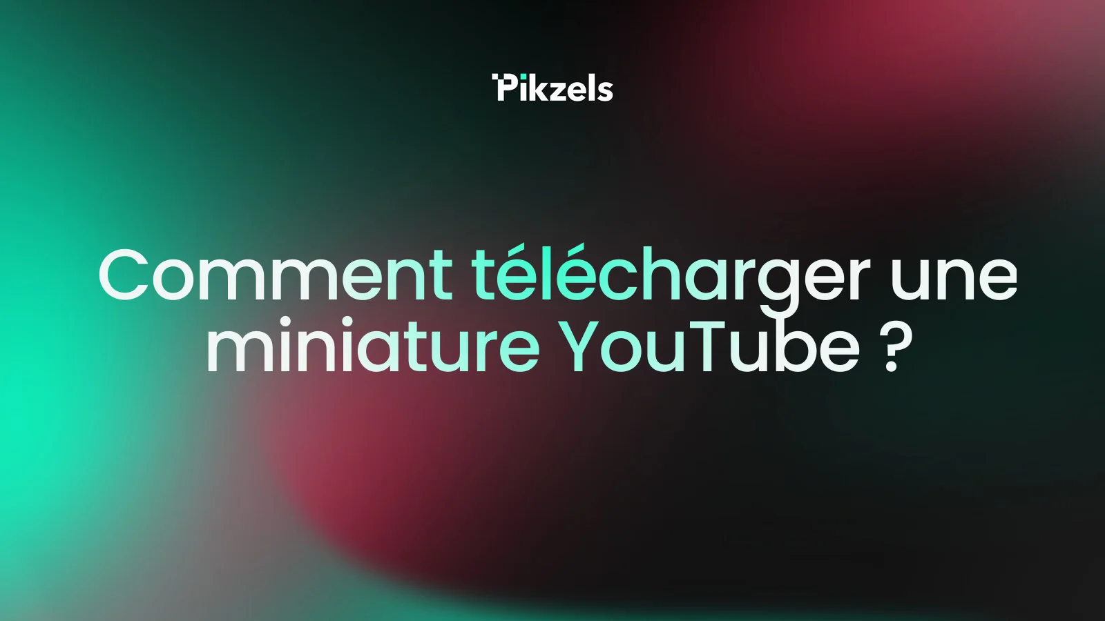Comment télécharger une miniature YouTube ?