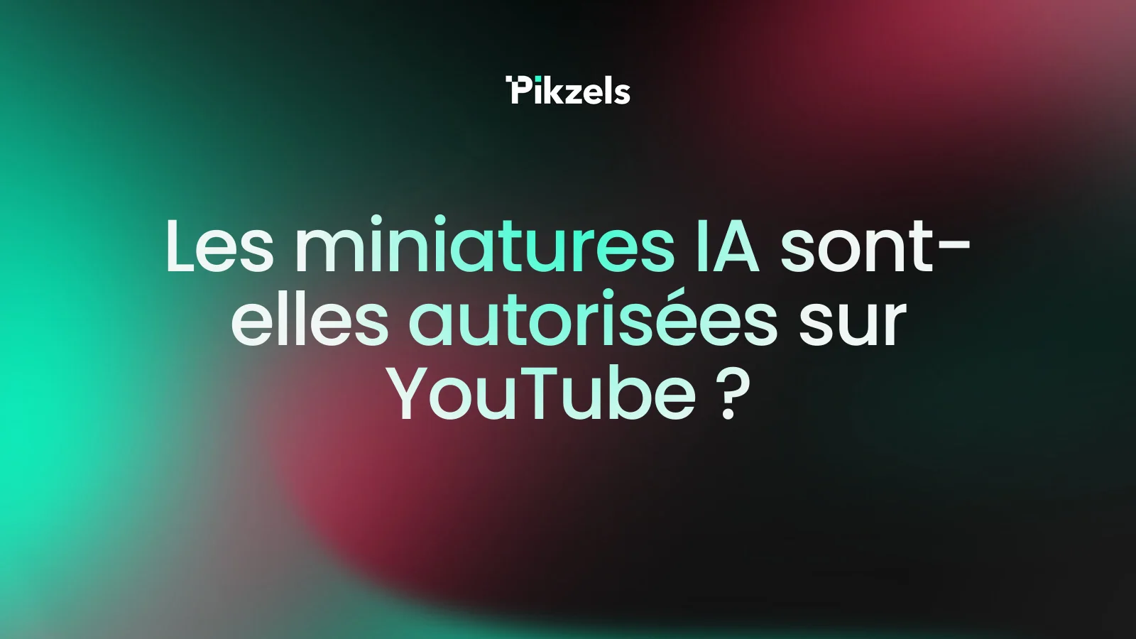 Les miniatures IA sont-elles autorisées sur YouTube ?