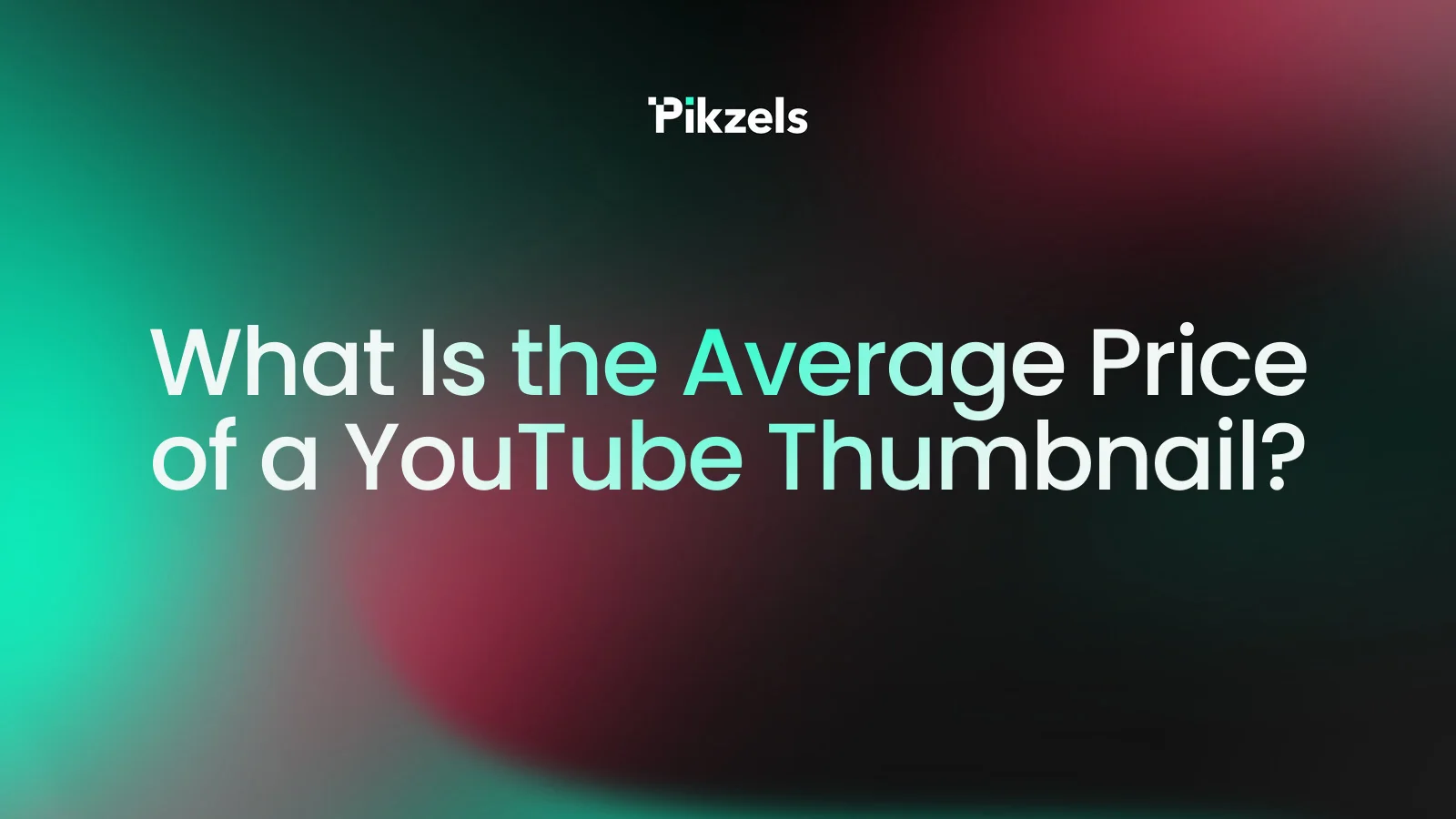 What Is the Average Price of a YouTube Thumbnail?